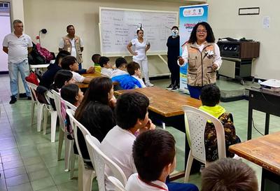 Con actividades lúdicas, el Valle educa a niños sobre el dengue y las acciones para evitar la enfermedad