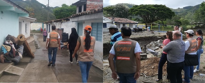 UESVALLE acompaña a la comunidad afectada por inundaciones en El Dovio