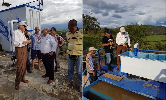 UESVALLLE acompaña el mejoramiento de la calidad del agua en Huasanó