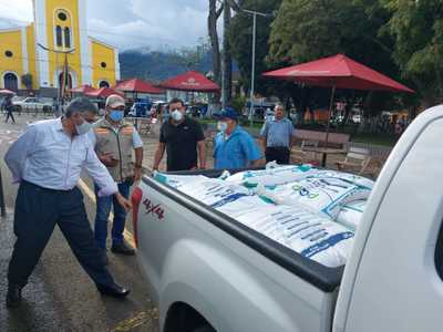Una tonelada de insumos para potabilización de agua llegó a Calima-El Darién a través de corredor de emergencia