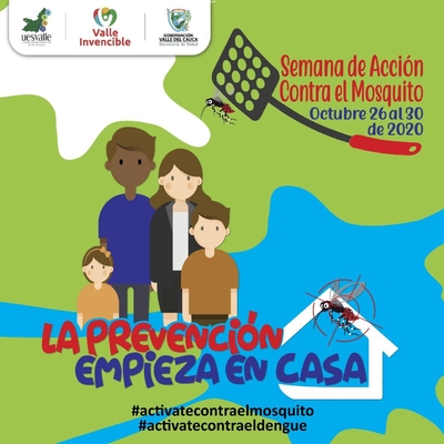Gobierno departamental se une a la ‘Semana de acción contra el mosquito transmisor del dengue’