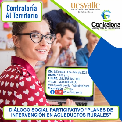 Diálogo social participativo “Planes de intervención en acueductos rurales”.